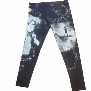 Plus Size 3X Disney Peter Pan Black Leggings